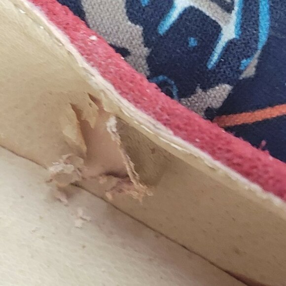 Steve Madden Katrin Red Suede Stacked Block Heel Women's Pumps Shoe Size 7.5M - Picture 9 of 11